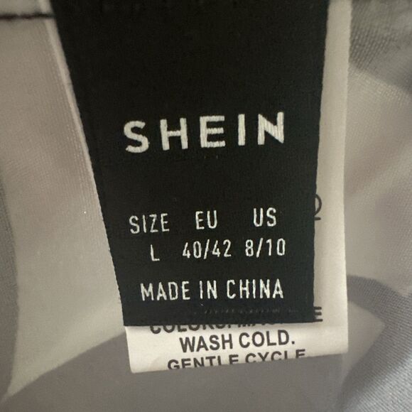 Floral Sheath Dress Women's 8/10 NWOT Black White Maxi - Picture 8 of 9